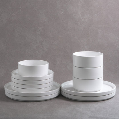 Nortic 30 Plate Modern Porcelain Dinner Set