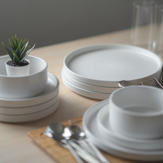 Nortic 30 Plate Modern Porcelain Dinner Set