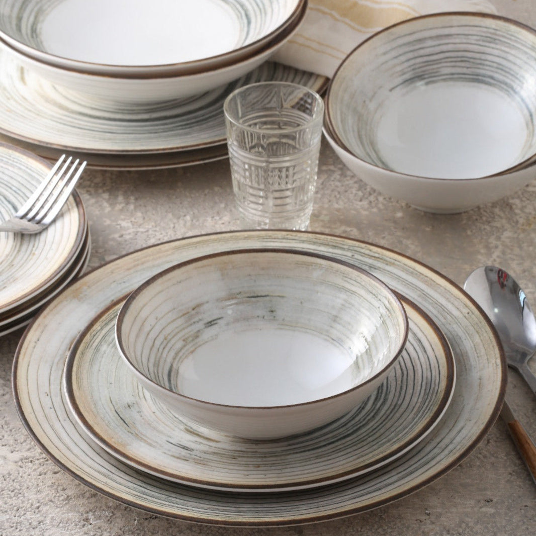Beige dinner set of 30 pieces