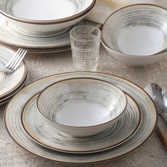 Beige dinner set of 30 pieces
