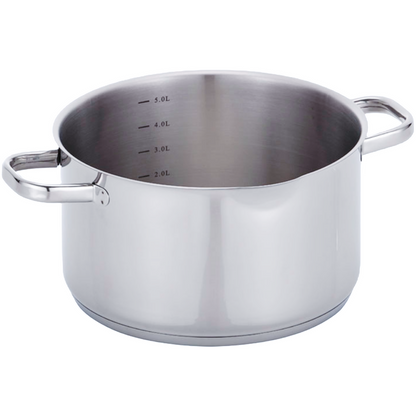 Baba Stainless Steel Pot set of 3 posts, 1 frying pan and 1 sauce pan