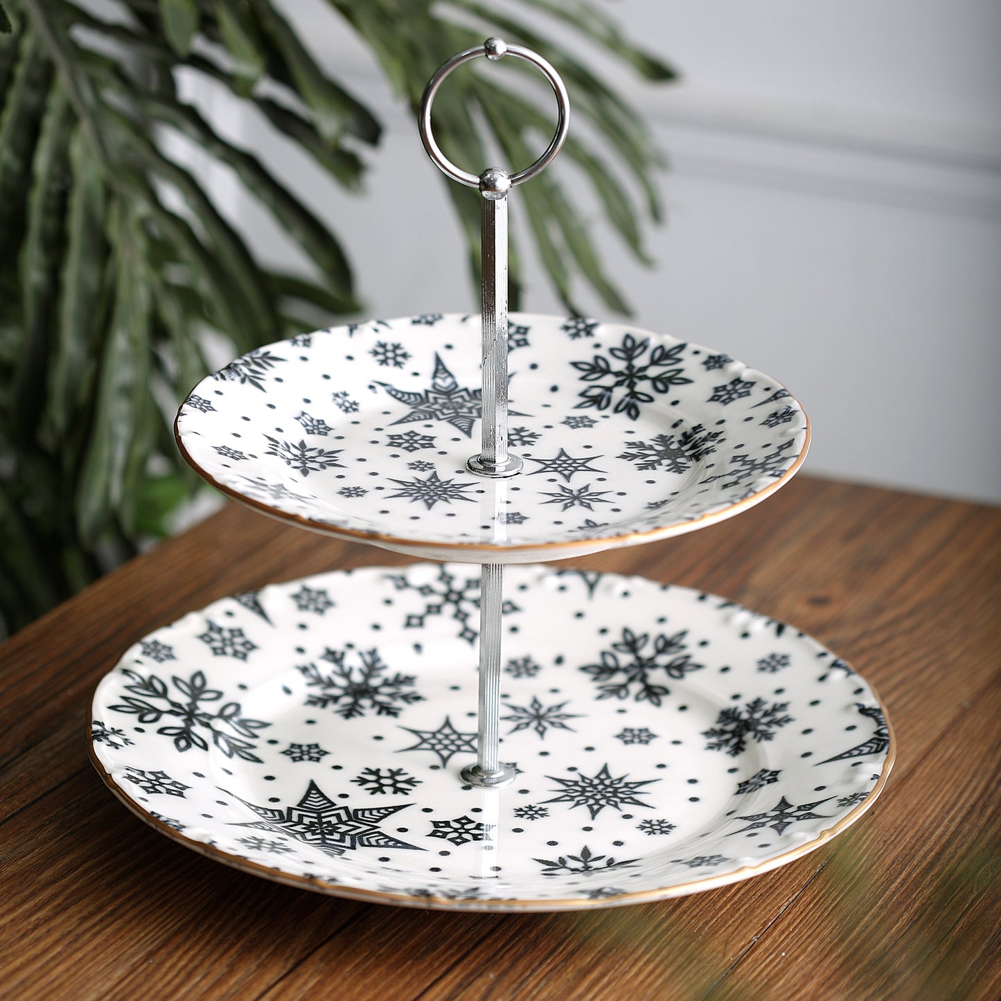 Jasmine Serving Stand 2 Tiers