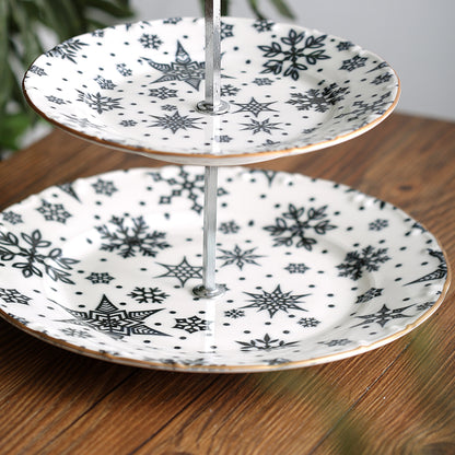 Jasmine Serving Stand 2 Tiers