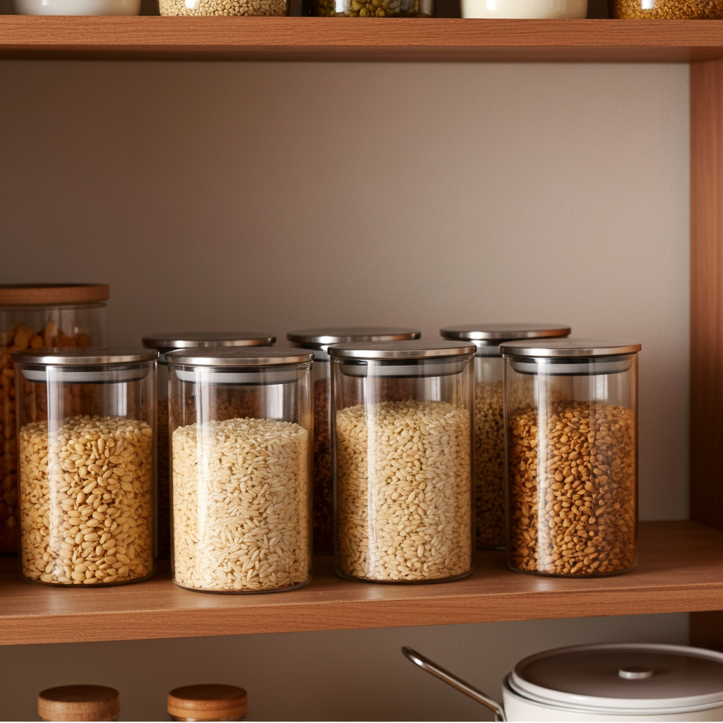 Neom 3 Pieces Food Glass Jar S