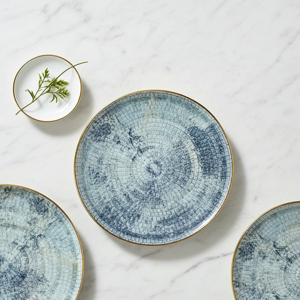 Turksea Dinner set 24 Porcelain Plates