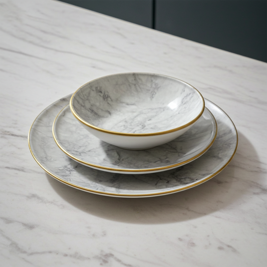 Turock Dinner set 24 Porcelain Plates