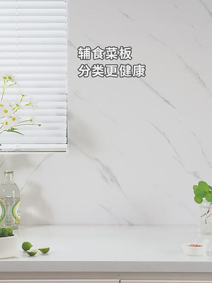 3-Piece Flexible Plastic Cutting Board Set | Extra Thick & Dual-Sided | Non-Slip & Dishwasher Safe | Color-Coded Kitchen Essentials