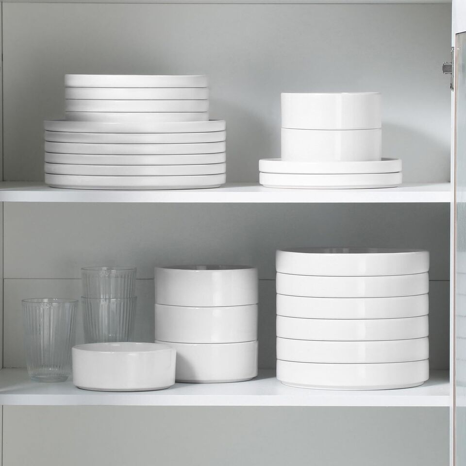 Nortic 30 Plate Modern Porcelain Dinner Set