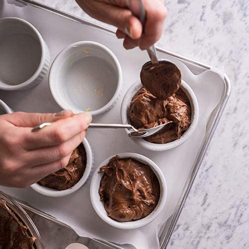 White Porcelain Ramekins 12-Piece Set | Oven, Microwave & Freezer Safe | Perfect for Soufflés, Crème Brûlée & Egyptian Desserts