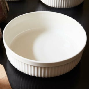 Brambrim 25cm Multi-Serve Ramekin | Chef-Grade Porcelain for Baking & Serving
